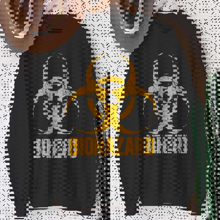 バイオハザード グランジスタイル アンティーク調 毒性 ビンテージ スウェットシャツ 年配の女性への贈り物