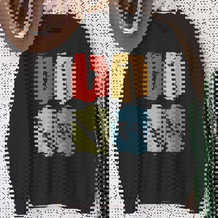 バス クラリネット レトロ スウェットシャツ 年配の女性への贈り物