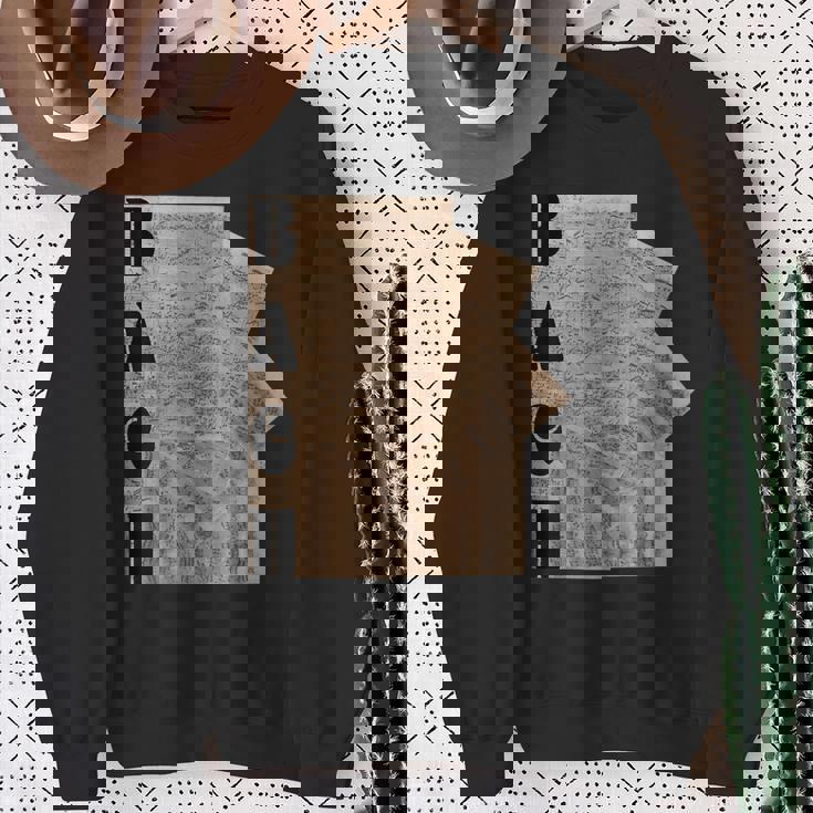 バッハ ピアノ楽譜 前奏曲とフーガ 原稿 スウェットシャツ 年配の女性への贈り物