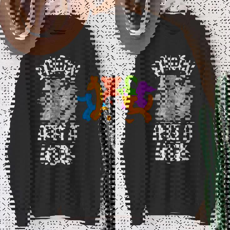 バルーンアート バルーンフェスティバル バルーンモデルの仕事 長袖tシャツ スウェットシャツ 年配の女性への贈り物