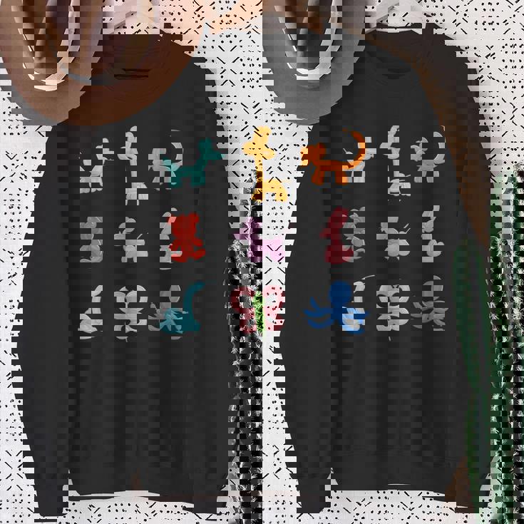 バルーンアート 動物 スウェットシャツ 年配の女性への贈り物