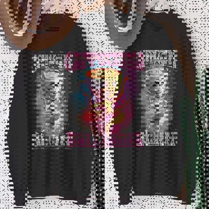 バレリーナ カプチーナ Ai ジェネラーレ カラッテレ イタリアーノ ブレイン ロート スウェットシャツ 年配の女性への贈り物