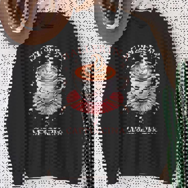 バレリーナ カプチーノ ミーム ブレイン イタリアン スウェットシャツ 年配の女性への贈り物