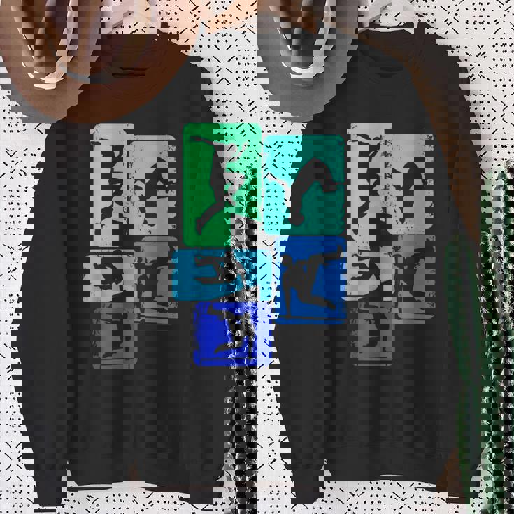 パルクールトレーサーフリーランナーフリーランニングキッズボーイズメンズ スウェットシャツ 年配の女性への贈り物