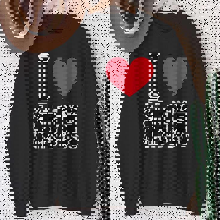 パロディ Maezawa 納税 税金 Yusaku アイラブシリーズ 時事ネタ スウェットシャツ 年配の女性への贈り物