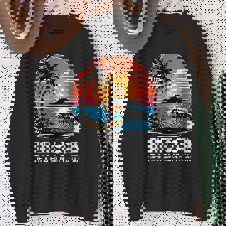 ビットコイン退職プラン Btc暗号取引 暗号通貨 スウェットシャツ 年配の女性への贈り物