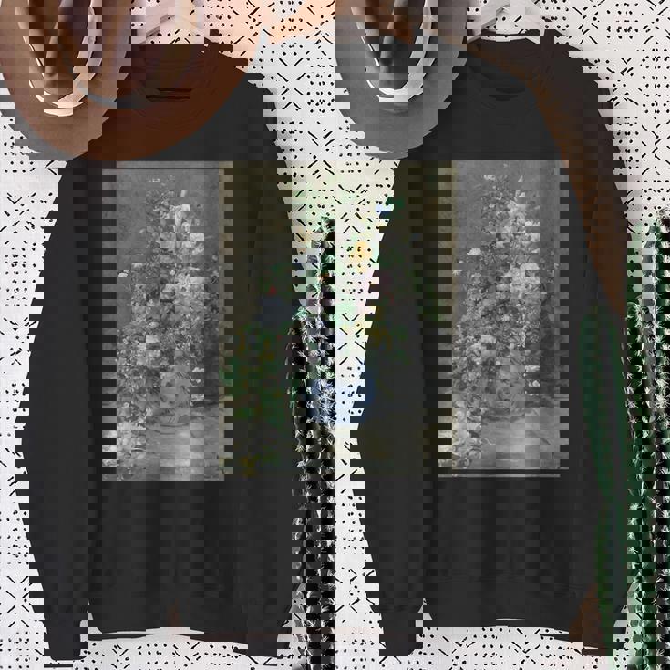 ピエール・オーギュスト ルノワールのスプリングブーケ スウェットシャツ 年配の女性への贈り物