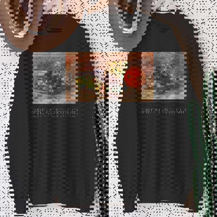 ピエール・オーギュスト・ルノワール作 ザクロとイチジク スウェットシャツ 年配の女性への贈り物