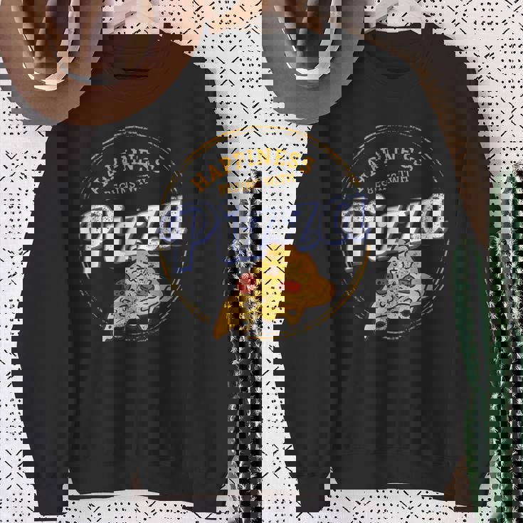 ピザナポリタンレトロスナックビンテージチーズデザイン スウェットシャツ 年配の女性への贈り物