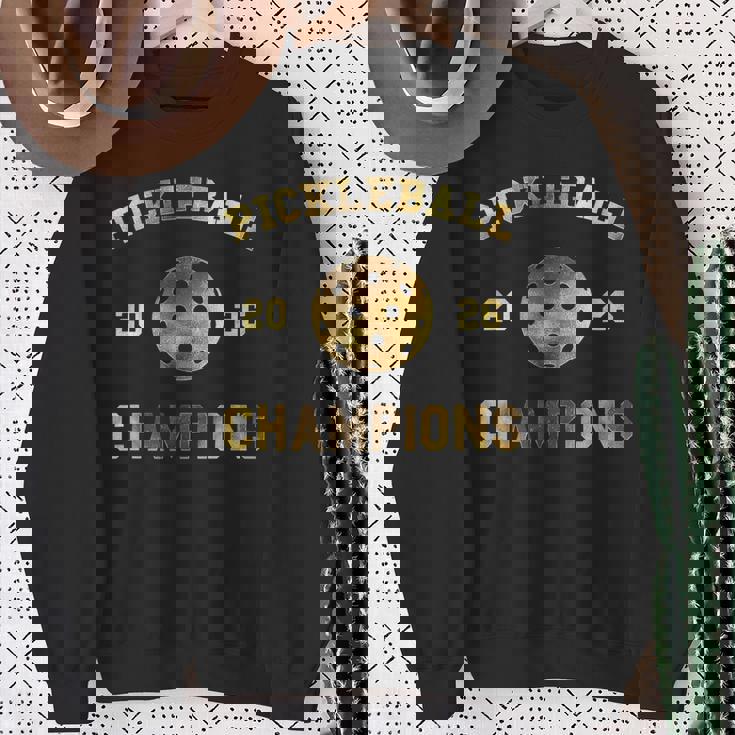 ピックルボールピクルボールチャンピオン 2026 スウェットシャツ 年配の女性への贈り物