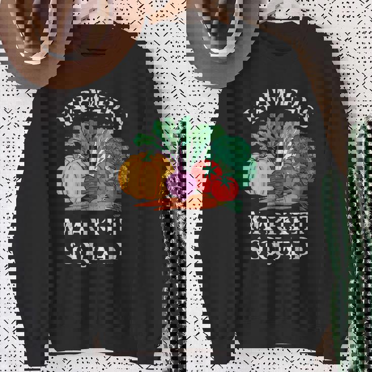 ファーマーズマーケット ファーマーズ 農業 農業 食品 野菜 スウェットシャツ 年配の女性への贈り物