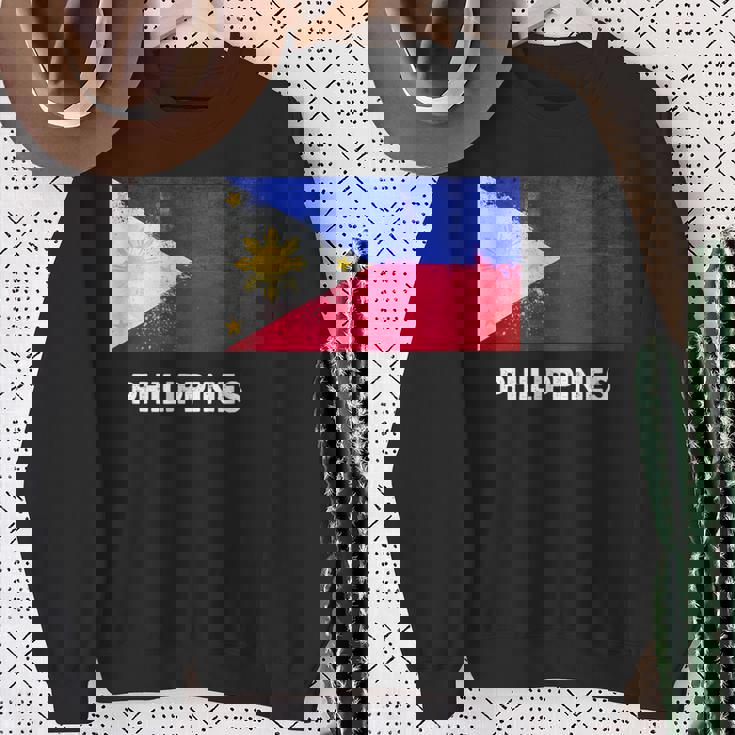 フィリピン国旗tシャツ スウェットシャツ 年配の女性への贈り物