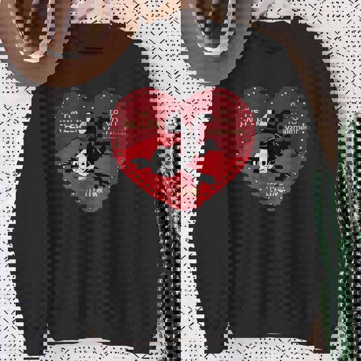 フェリックス・ザ・キャット・ヴァレンタイン・フォー・ユー 長袖tシャツ スウェットシャツ 年配の女性への贈り物