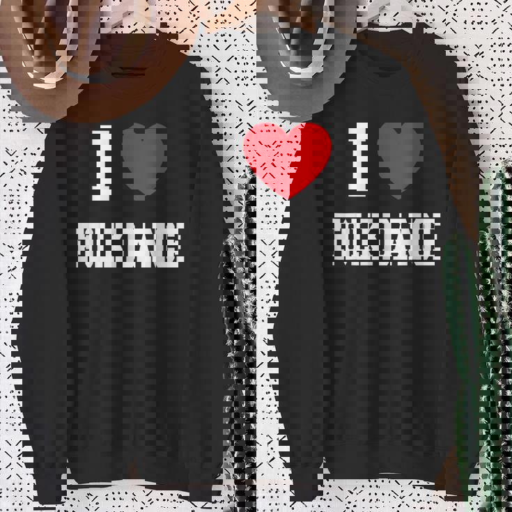 フォークダンス大好き スウェットシャツ 年配の女性への贈り物