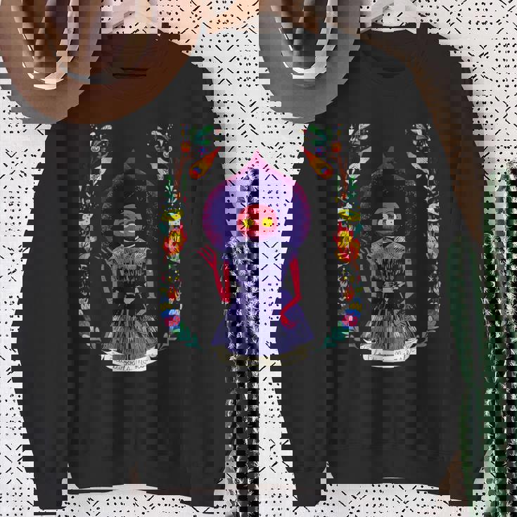 フラットウッドモンスター、レトロエイリアンブラクストン郡wv Cryptid スウェットシャツ 年配の女性への贈り物