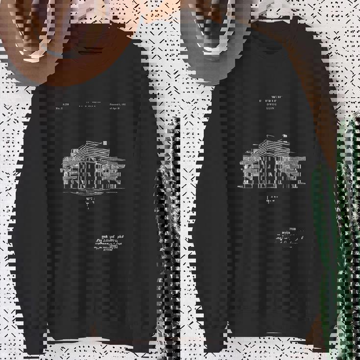 フランク・ロイド特許tシャツ ユニークなtシャツ スウェットシャツ 年配の女性への贈り物