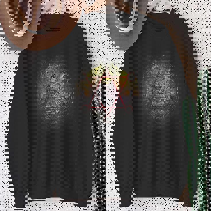 フリーメイソン ロッジ フリーメイソン マスターメイソン スクエア&コンパス エンブレム スウェットシャツ 年配の女性への贈り物