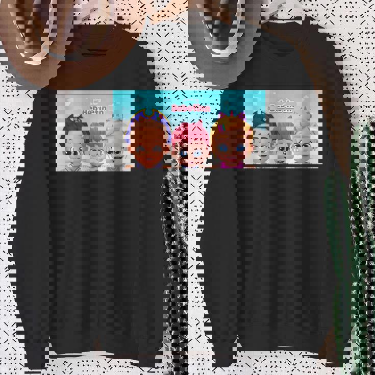 ベベフィクンででししし・良し・キッメンズ・ネガーマンズ スウェットシャツ 年配の女性への贈り物