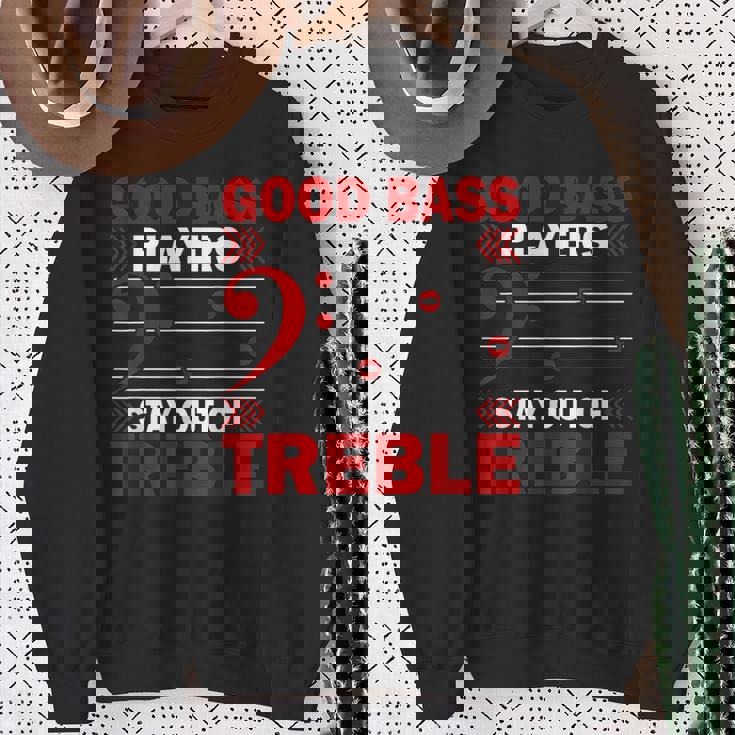 ベース ギター ミュージシャン ロックバンド Edm ミュージック ベーシスト プレーヤー スウェットシャツ 年配の女性への贈り物