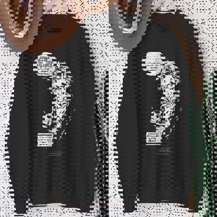 ベートーヴェン デザイン 第5交響曲 ダ、ダ、ダ ベートーヴェン 長袖tシャツ スウェットシャツ 年配の女性への贈り物