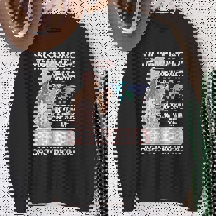 ペルージャシティのクールな少女 誇り高きペルージャガール スウェットシャツ 年配の女性への贈り物