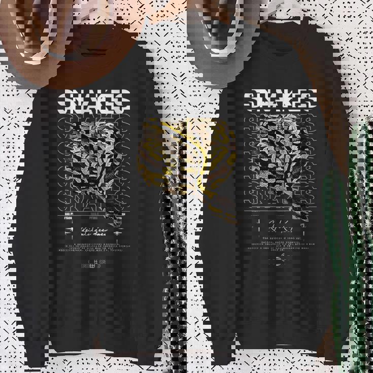 ボールパイソン ストリートウェア レプタイル キーパー 長袖tシャツ スウェットシャツ 年配の女性への贈り物