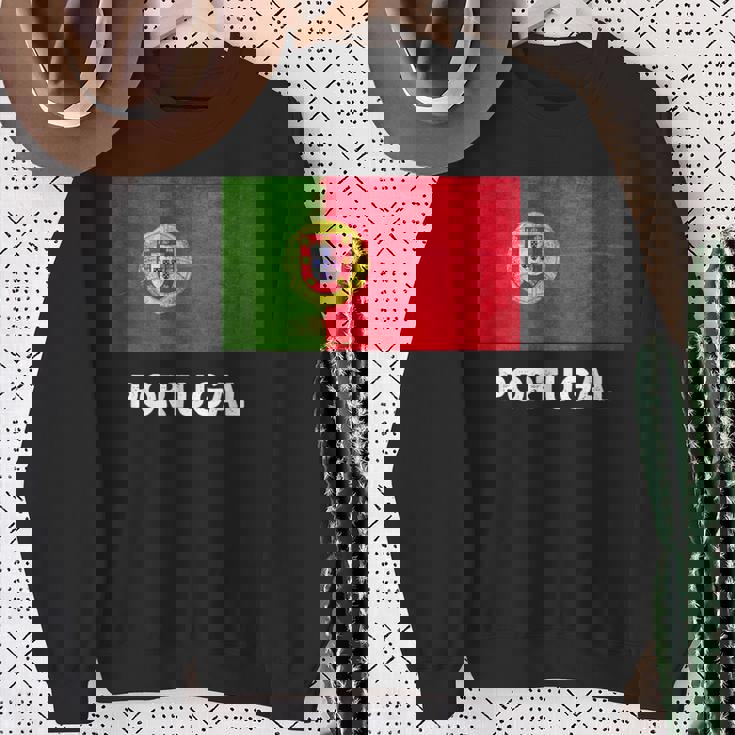 ポルトガル国旗tシャツ スウェットシャツ 年配の女性への贈り物