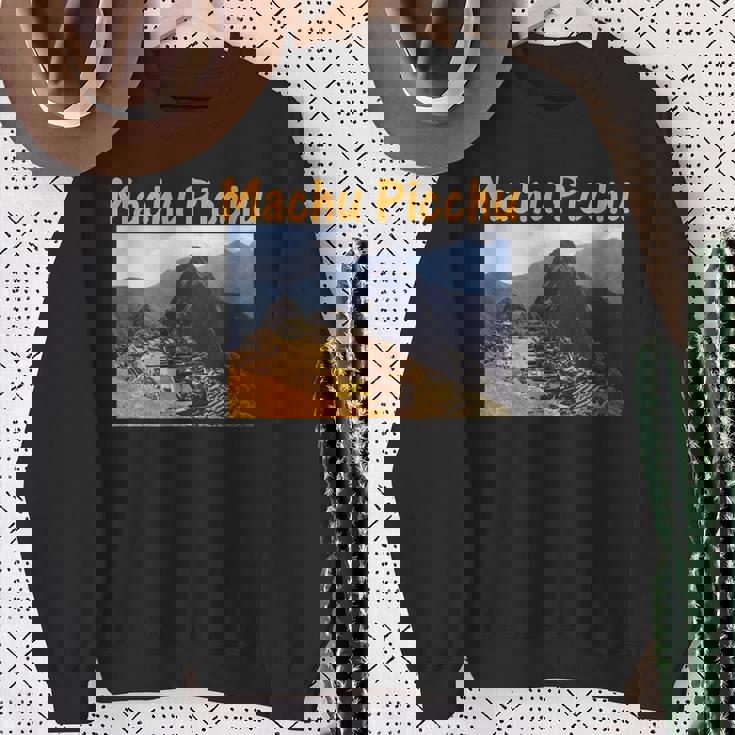 マチュピチュペルー遺跡 日の出 スウェットシャツ 年配の女性への贈り物