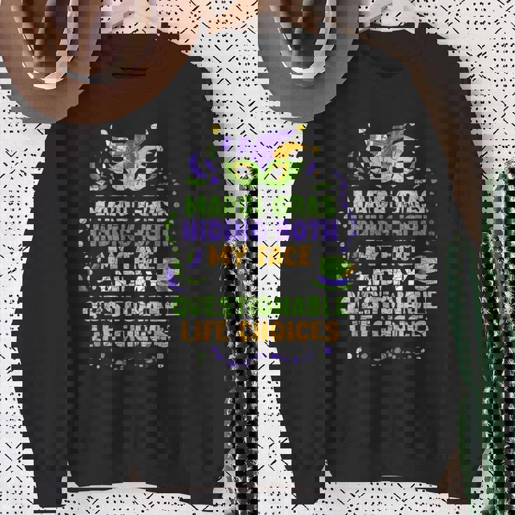 マルディグラ 仮面舞踏会 スウェットシャツ 年配の女性への贈り物