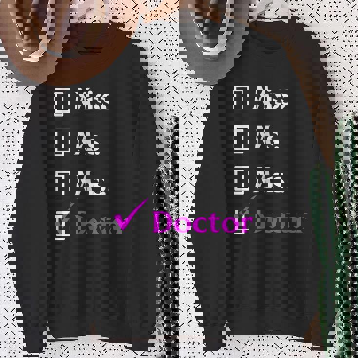 ミス・ミセス・ドクター スウェットシャツ 年配の女性への贈り物