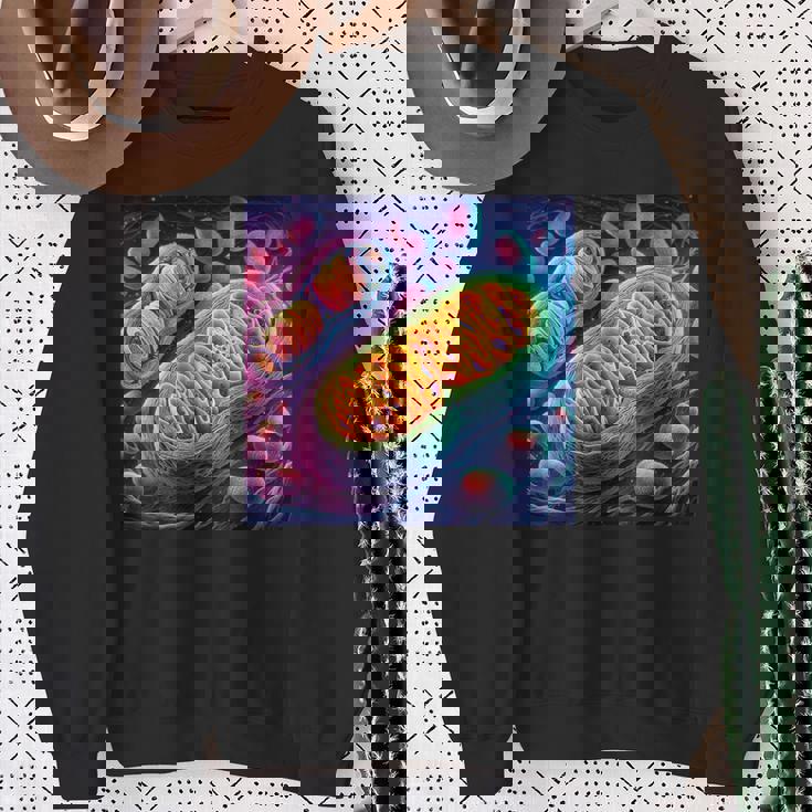 ミトコンドリア 細胞生物学 エネルギー Atp スウェットシャツ 年配の女性への贈り物