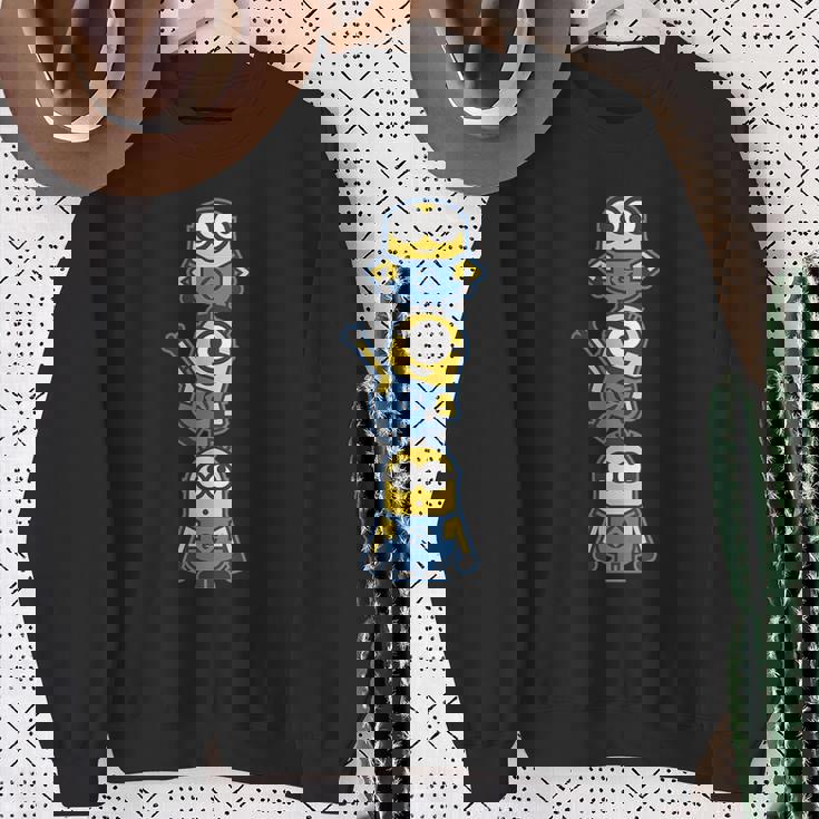 ミニオンズ カレッジエイト 2024 フロント&バック スウェットシャツ 年配の女性への贈り物