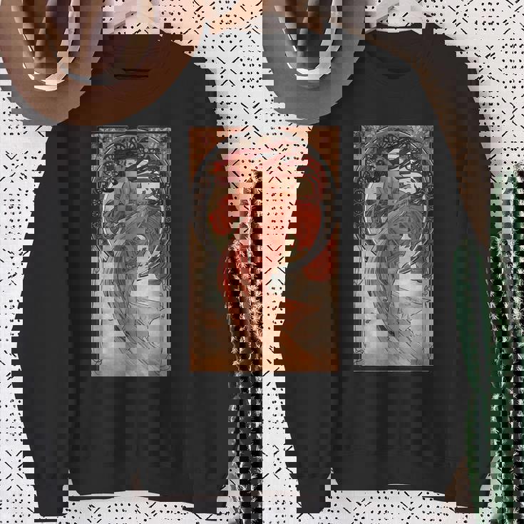 ミュシャの踊り スウェットシャツ 年配の女性への贈り物