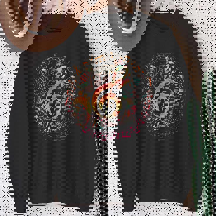 ミュージシャンギフト ト音記号音楽 スウェットシャツ 年配の女性への贈り物