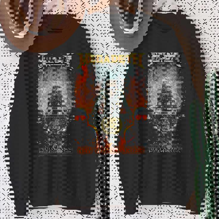 メガデス 新世界秩序 長袖tシャツ スウェットシャツ 年配の女性への贈り物