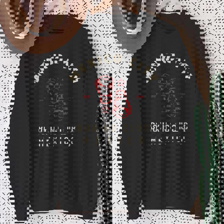 メキシコシティボクシングクラブ メキシコ ボクシング スウェットシャツ 年配の女性への贈り物