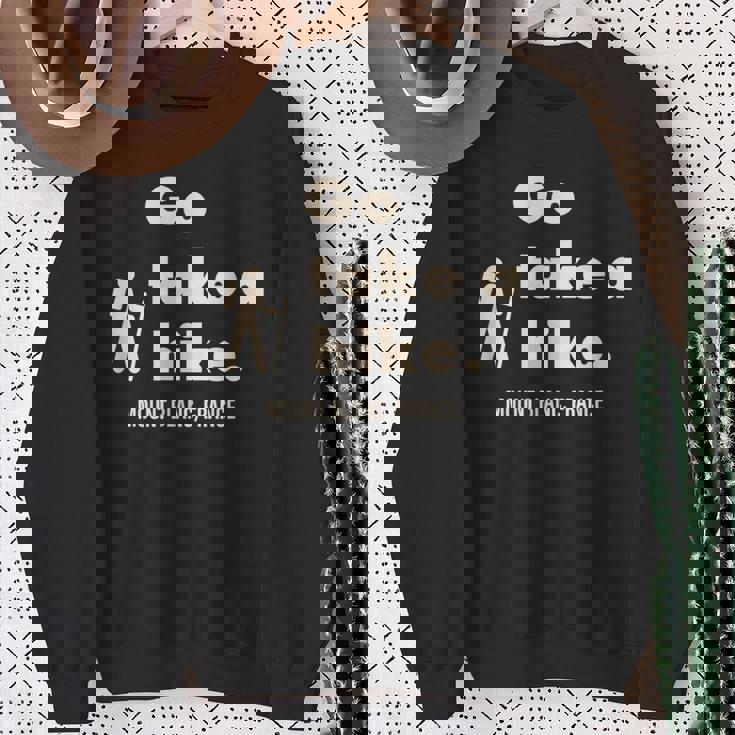 モンブランフランスgo Take A Hike レトロ スウェットシャツ 年配の女性への贈り物