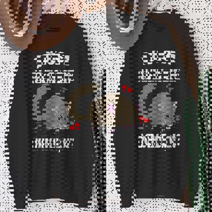 ヤマネのヤマネペットが本当に好き スウェットシャツ 年配の女性への贈り物