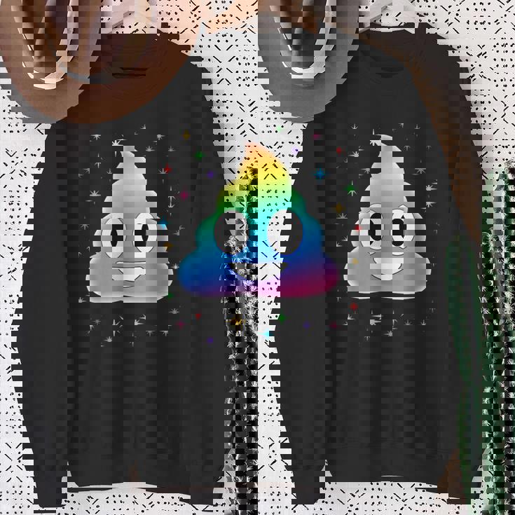 ユニコーンのうんち スウェットシャツ 年配の女性への贈り物