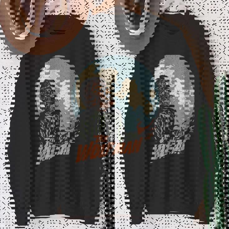 ユニバーサル モンスター ウルフマン ムーン スウェットシャツ 年配の女性への贈り物