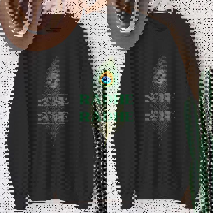 ラデ ラデ ヒンディー語 インド ブラジュ 表現 挨拶 クリシュナ スウェットシャツ 年配の女性への贈り物