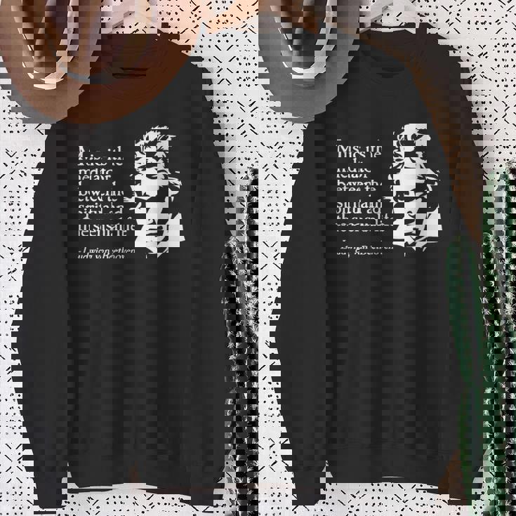 ルートヴィヒ・ヴァン・ベートーヴェン 引用句 クラシック音楽引用句 格言 スウェットシャツ 年配の女性への贈り物