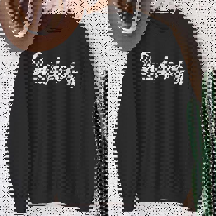 レイダーススクールスポーツチームマスコットタウンゴーカレッジアスリート スウェットシャツ 年配の女性への贈り物