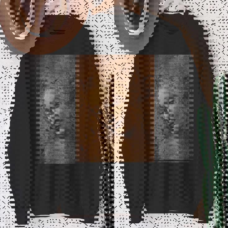 レオナルド・ダ・ヴィンチによるラ・スカピリアタ 長袖tシャツ スウェットシャツ 年配の女性への贈り物