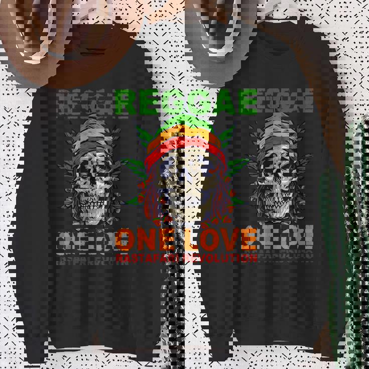 レゲエ、カーニバルフェスティバル、ラスタカラー スウェットシャツ 年配の女性への贈り物