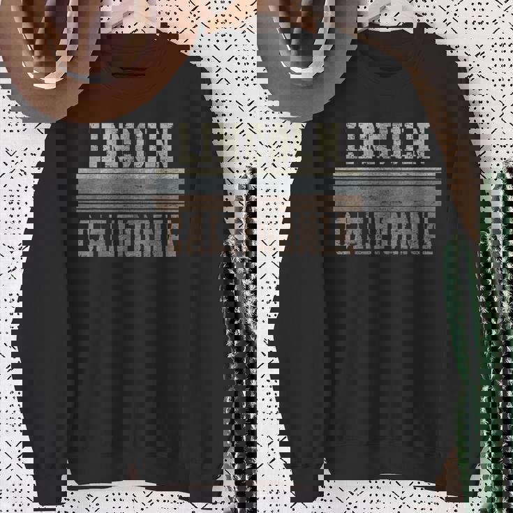 レトロ リンカーン カリフォルニア スウェットシャツ 年配の女性への贈り物