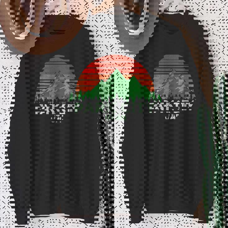 レトロ ヴィンテージ パークシティデザイン パークシティギフト スウェットシャツ 年配の女性への贈り物