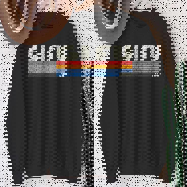 レトロヴィンテージ 70年代80年代スタイル 岐阜、日本 スウェットシャツ 年配の女性への贈り物