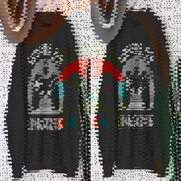 レベル53アンロック レトロヴィンテージゲーム53歳の誕生日ゲーマー スウェットシャツ 年配の女性への贈り物