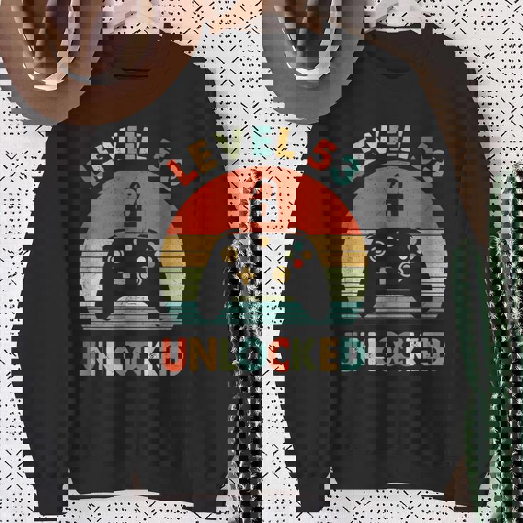 レベル53アンロック ヴィンテージ 53歳の誕生日ゲーマー 面白いゲーム スウェットシャツ 年配の女性への贈り物